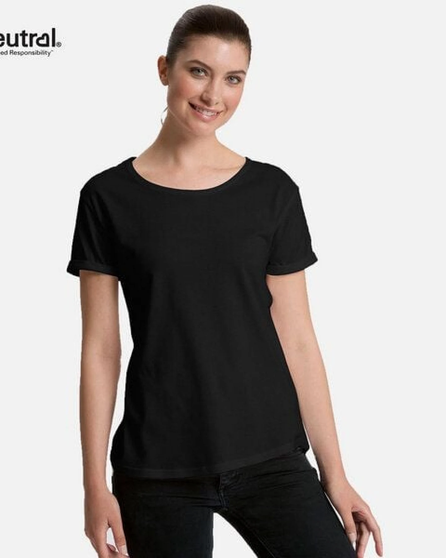 Doppelpack Neutral® Ladies Roll Up Sleeve T-Shirt – Ansicht 2