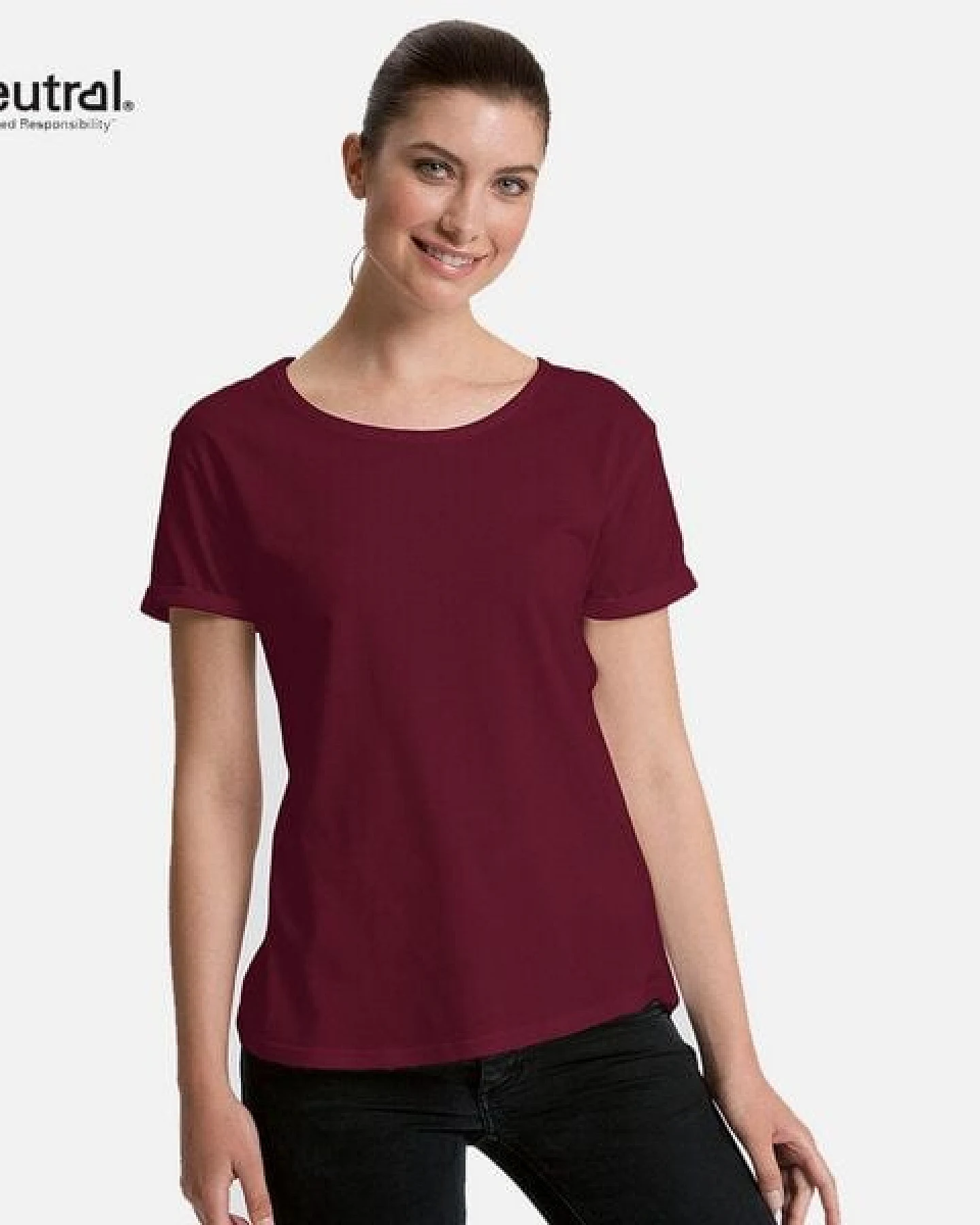 Doppelpack Neutral® Ladies Roll Up Sleeve T-Shirt – Ansicht 4