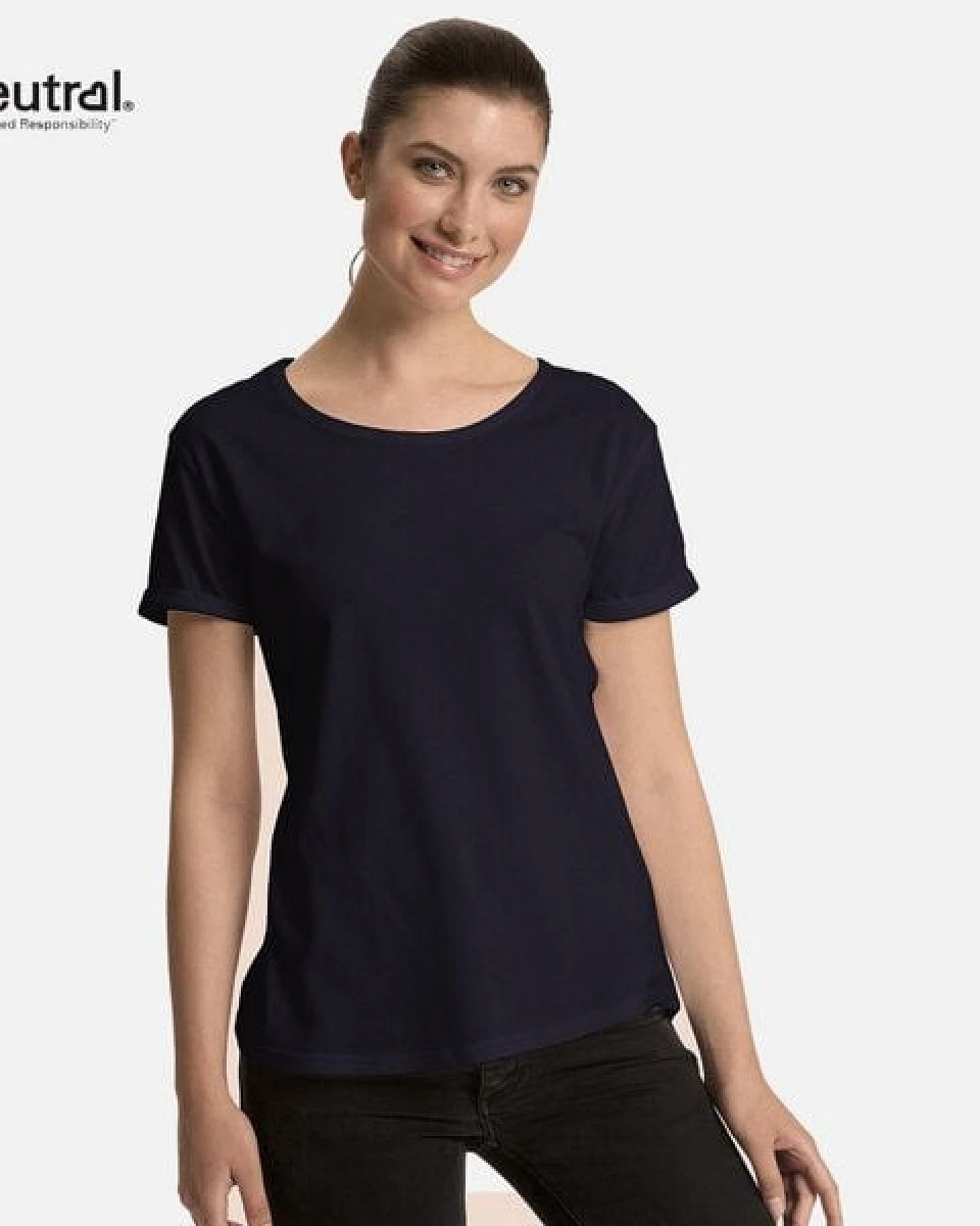 Doppelpack Neutral® Ladies Roll Up Sleeve T-Shirt – Ansicht 4