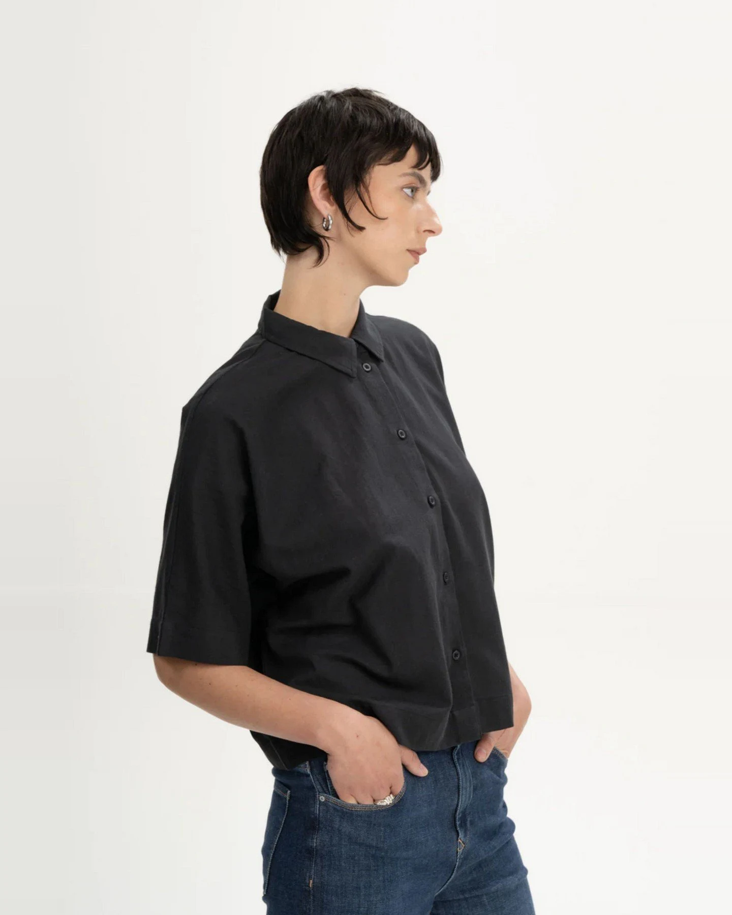 Bluse Rinara Schwarz – Ansicht 3