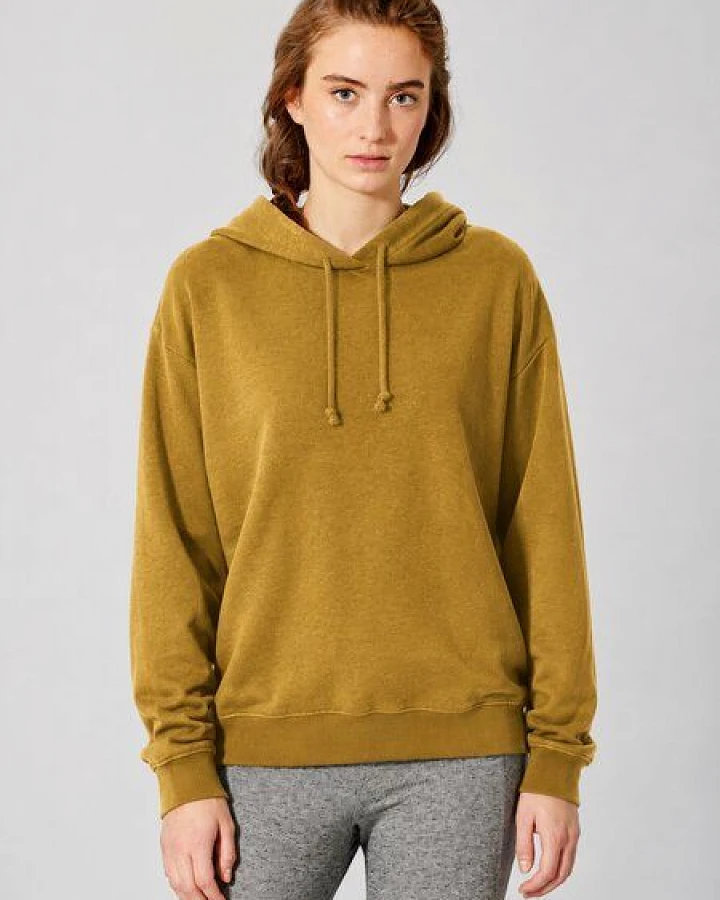 HempAge Damen Sweat-Hoodie mit Kapuze Hanf/Bio-Baumwolle