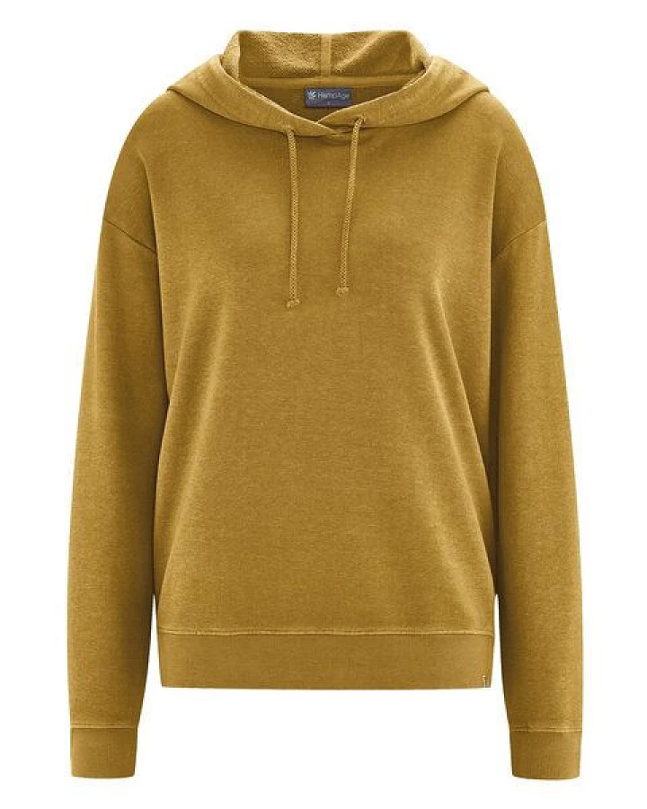 HempAge Damen Sweat-Hoodie mit Kapuze Hanf/Bio-Baumwolle