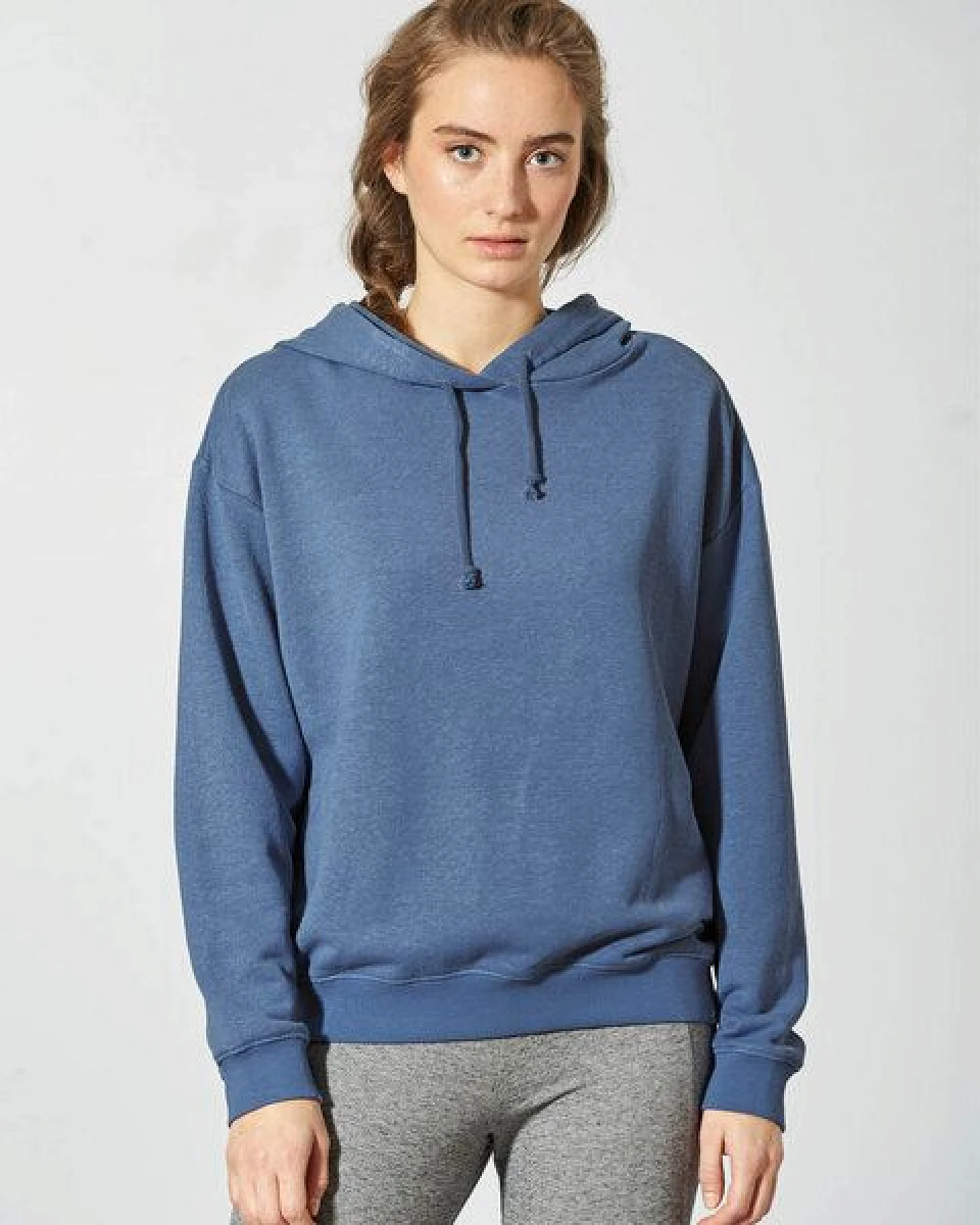 HempAge Damen Sweat-Hoodie mit Kapuze Hanf/Bio-Baumwolle – Ansicht 2