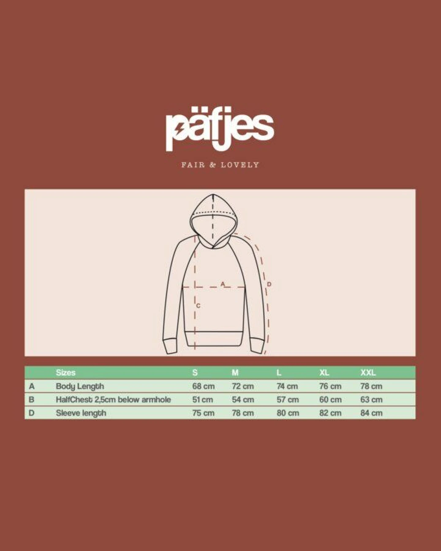 päfjes Basic / Blanko - Fair gehandelter Unisex Bio Hoodie / Kapuzenpulli – Ansicht 3