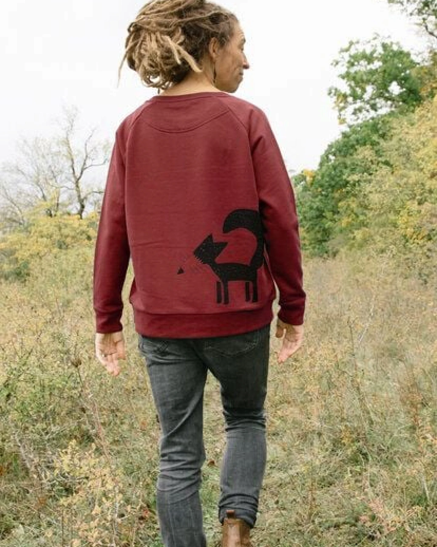 Cmig Damen Pullover Fuchs – Ansicht 4