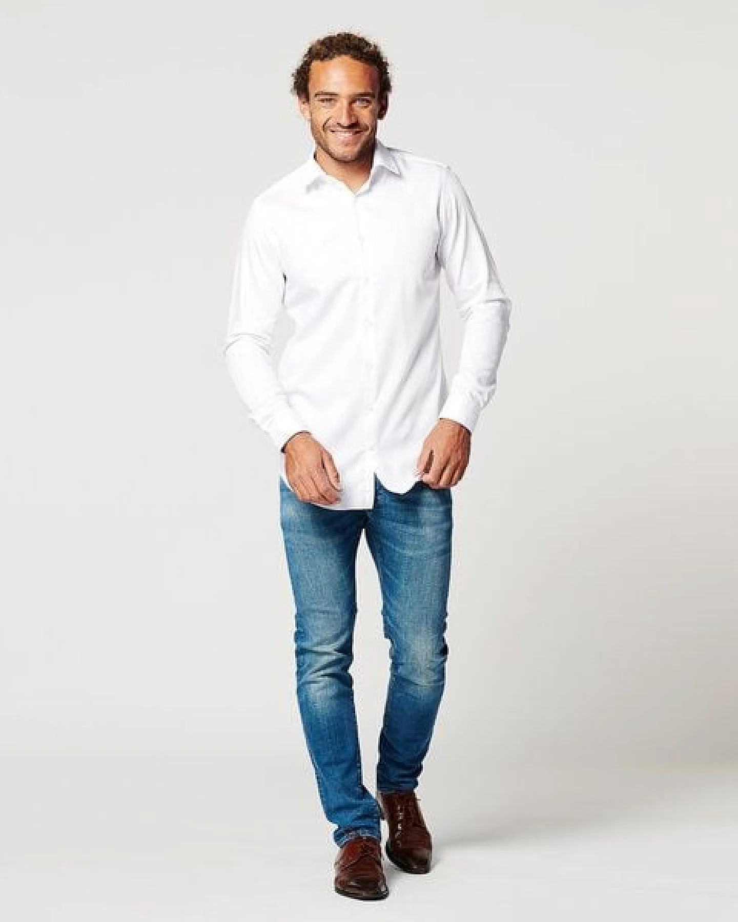 SKOT Fashion Nachhaltige Langarm Herren Hemd Circular Serien Slim Fit – Ansicht 4