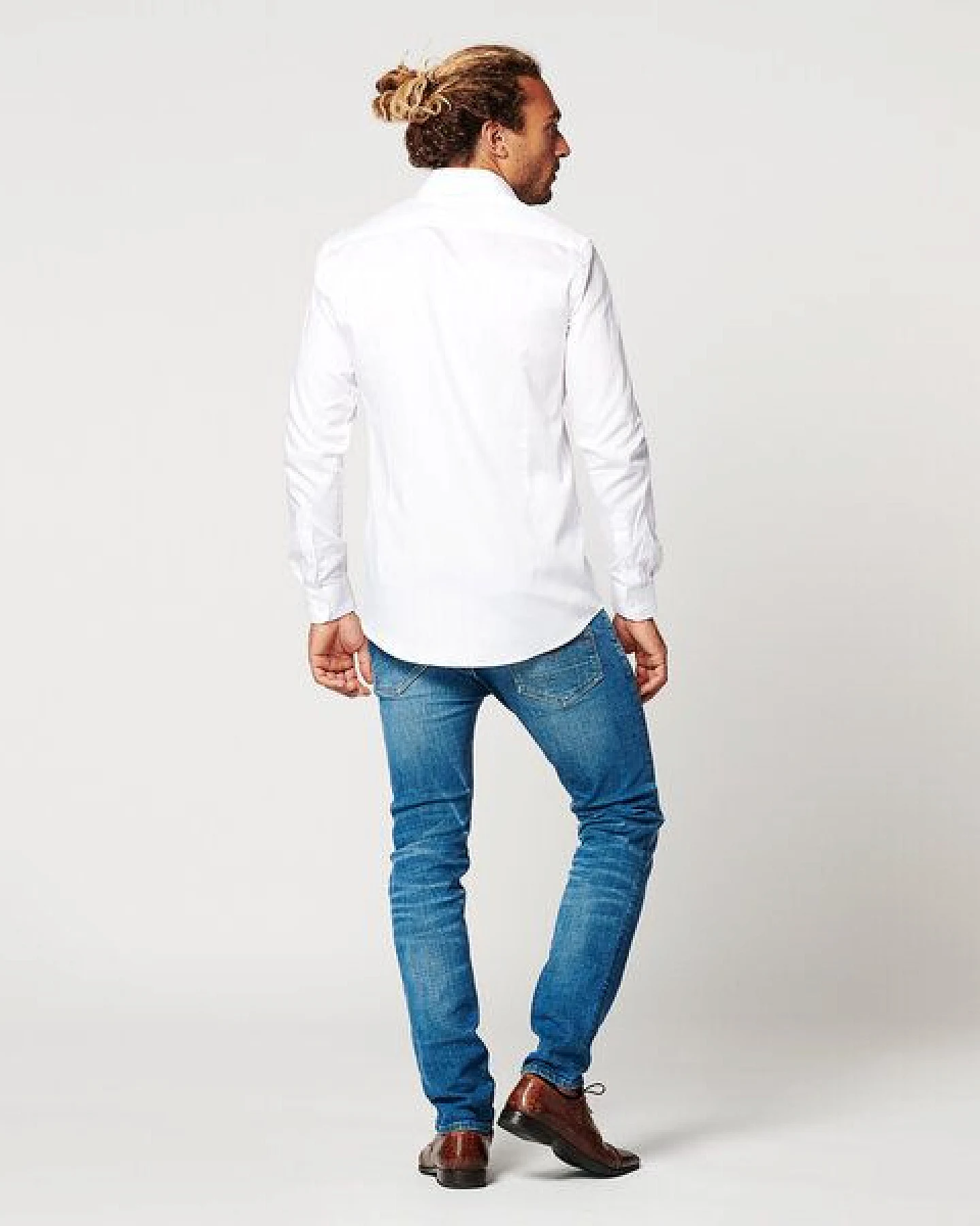 SKOT Fashion Nachhaltige Langarm Herren Hemd Circular Serien Slim Fit – Ansicht 3