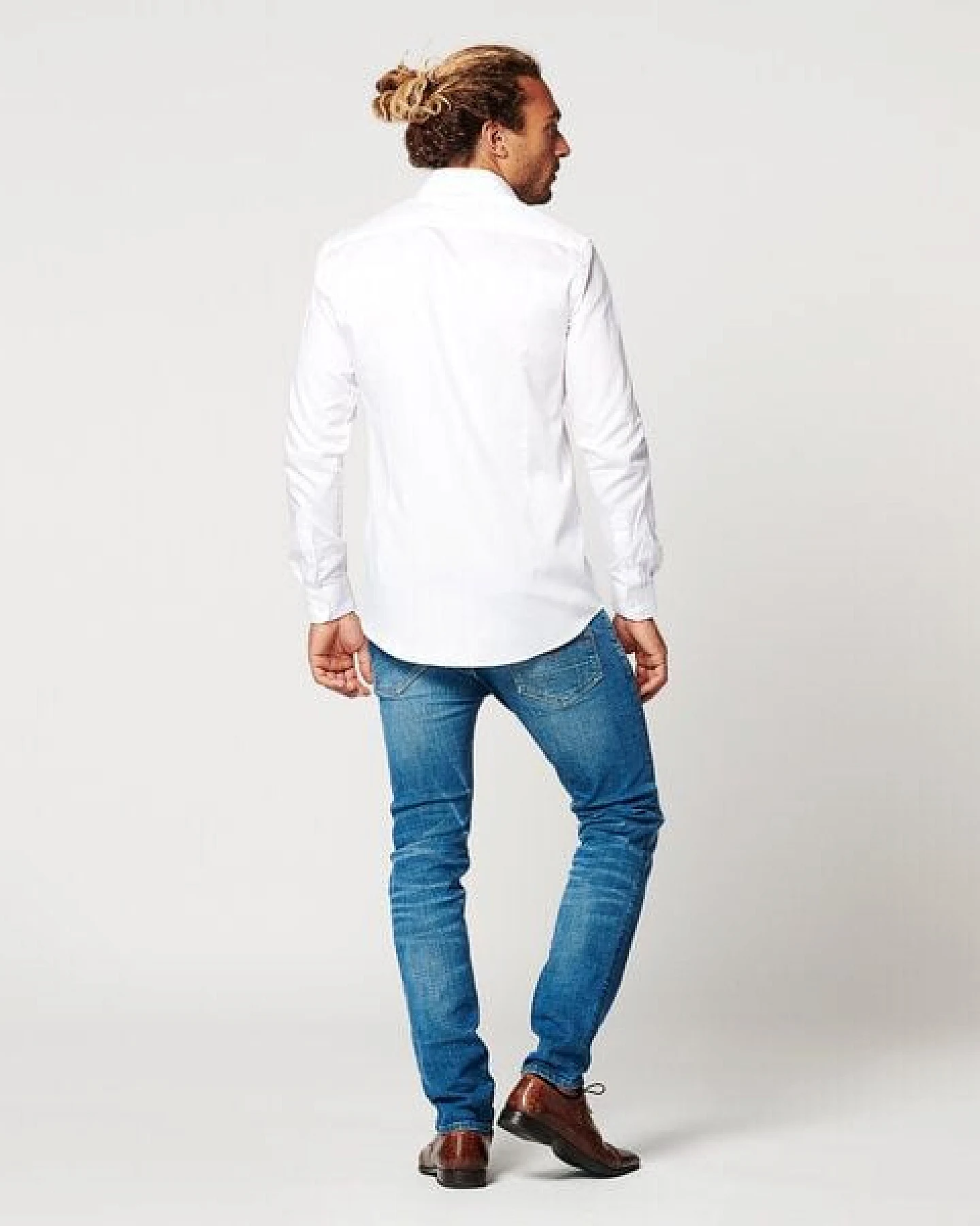 SKOT Fashion Nachhaltige Langarm Herren Hemd Circular Serien Slim Fit – Ansicht 3