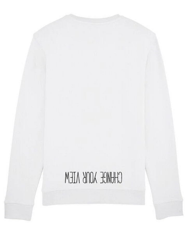 Human Family Bio Unisex Rundhals-Sweatshirt - "Change your view"