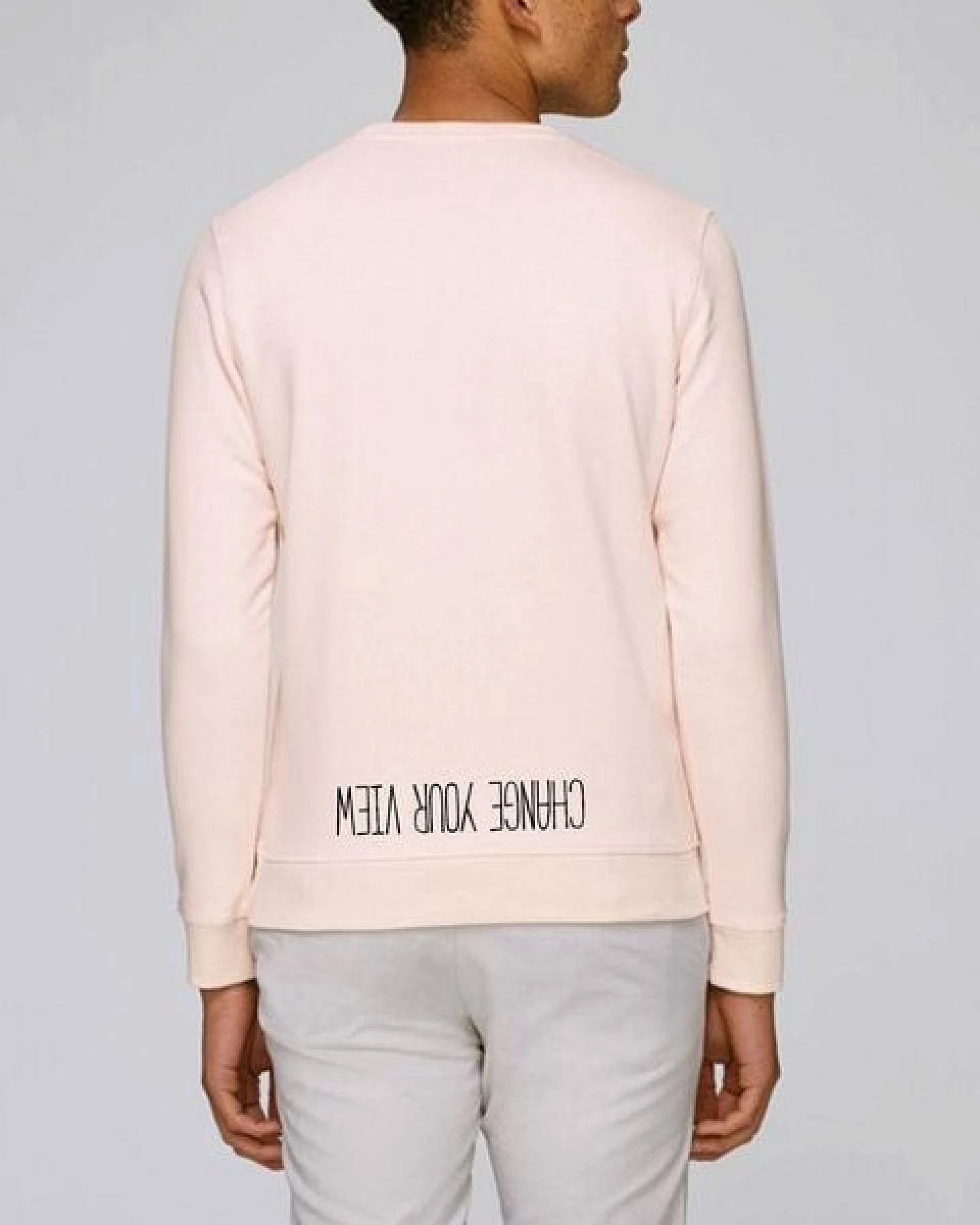 Human Family Bio Unisex Rundhals-Sweatshirt - "Change your view" – Ansicht 4