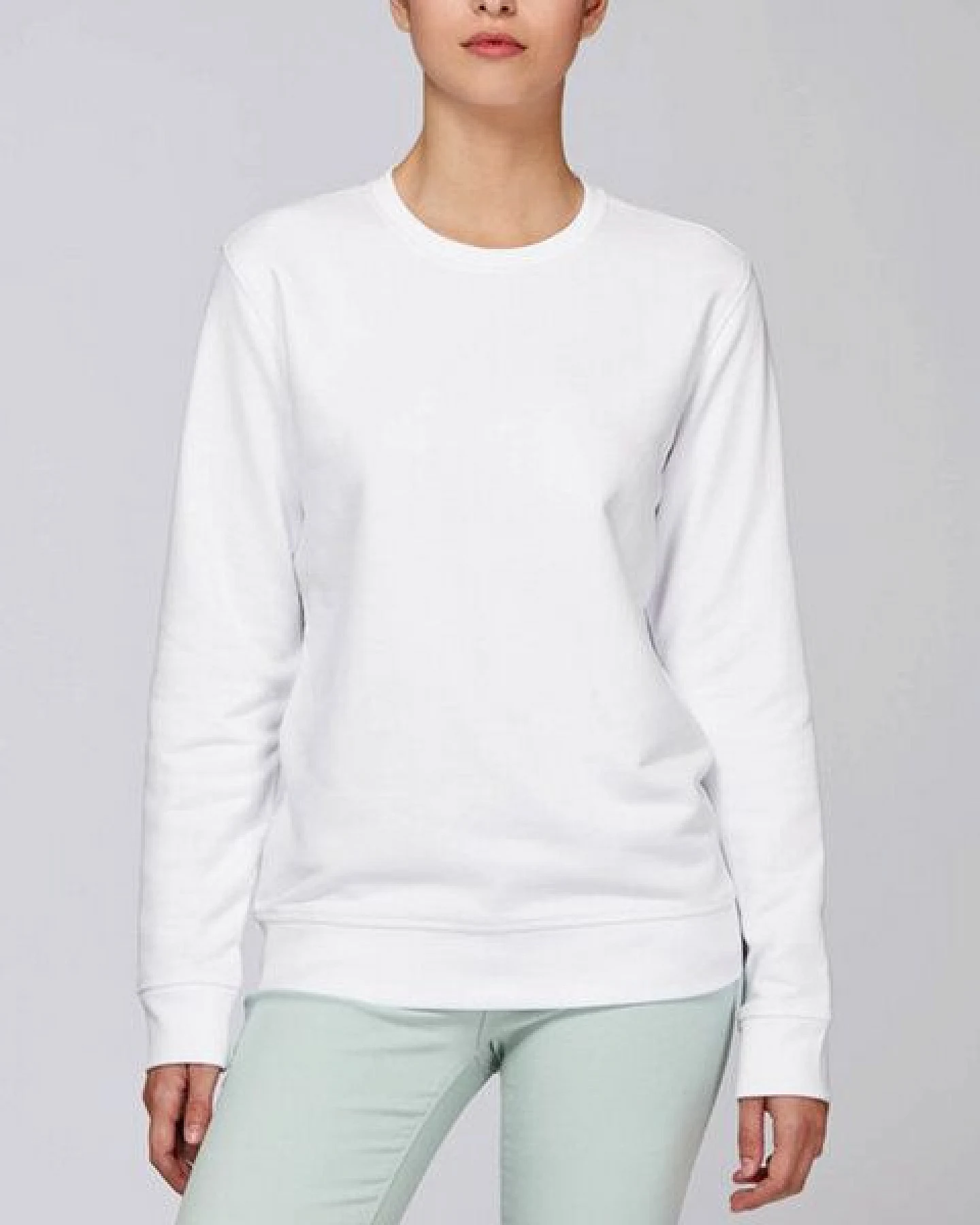 Human Family Bio Unisex Rundhals-Sweatshirt - "Change your view" – Ansicht 4