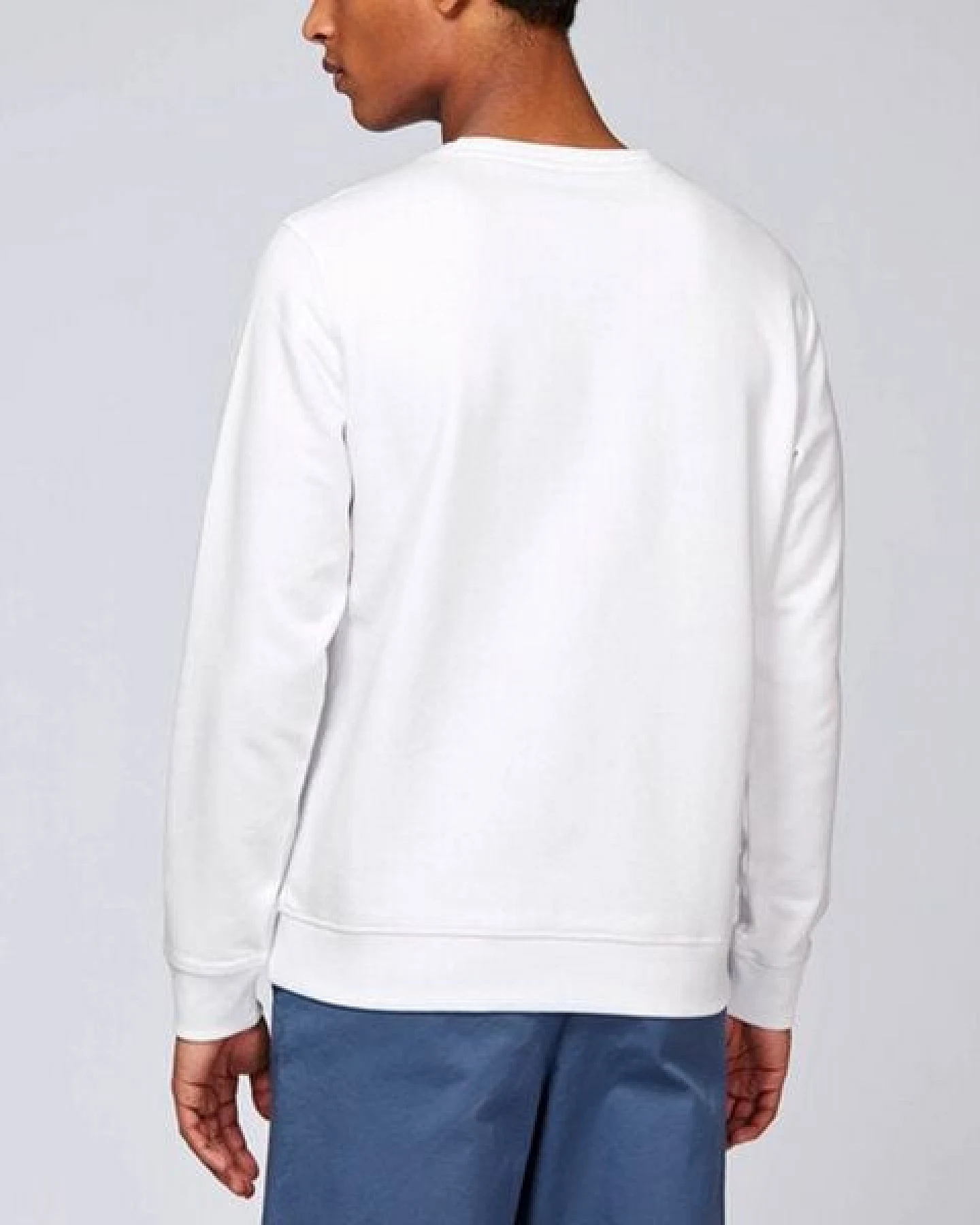 Human Family Bio Unisex Rundhals-Sweatshirt - "Araise - Acryl Stripes" – Ansicht 4