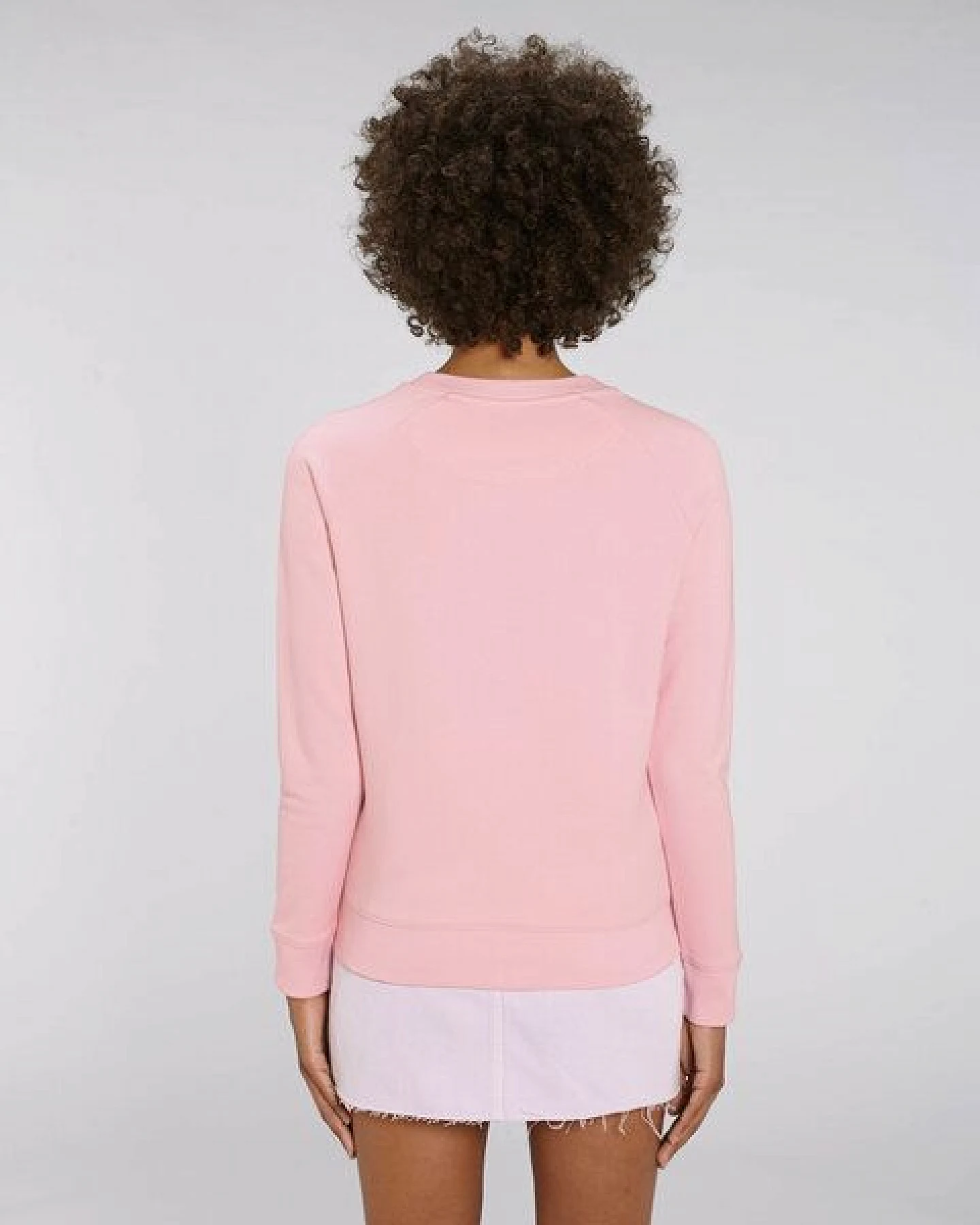 Human Family Bio Damen Rundhals Sweatshirt "Feel - Change your view" - in 7 Farben – Ansicht 2