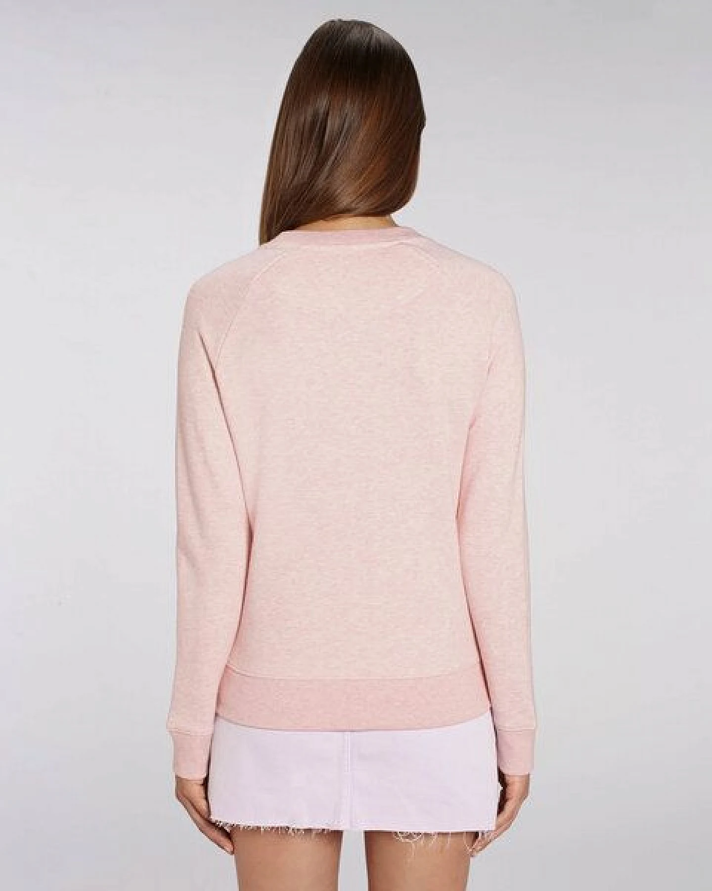 Human Family Bio Damen Rundhals Sweatshirt "Feel - Change your view" - in 7 Farben – Ansicht 2