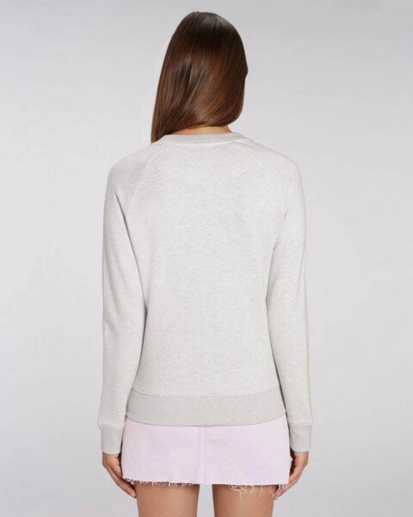 Human Family Bio Damen Rundhals Sweatshirt "Feel - Change your view" - in 7 Farben – Ansicht 2