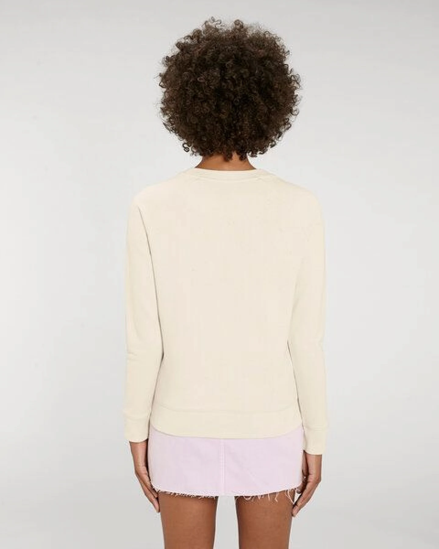 Human Family Bio Damen Rundhals Sweatshirt "Feel - Change your view" - in 7 Farben – Ansicht 2