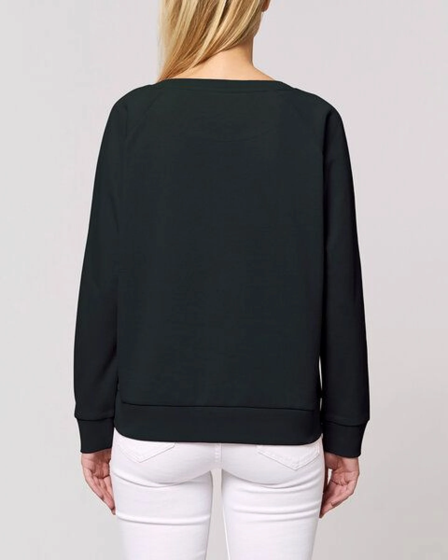 Human Family Weites Bio Damen Rundhals Sweatshirt "Dazzy - Not Alone" - in 4 Farben – Ansicht 2