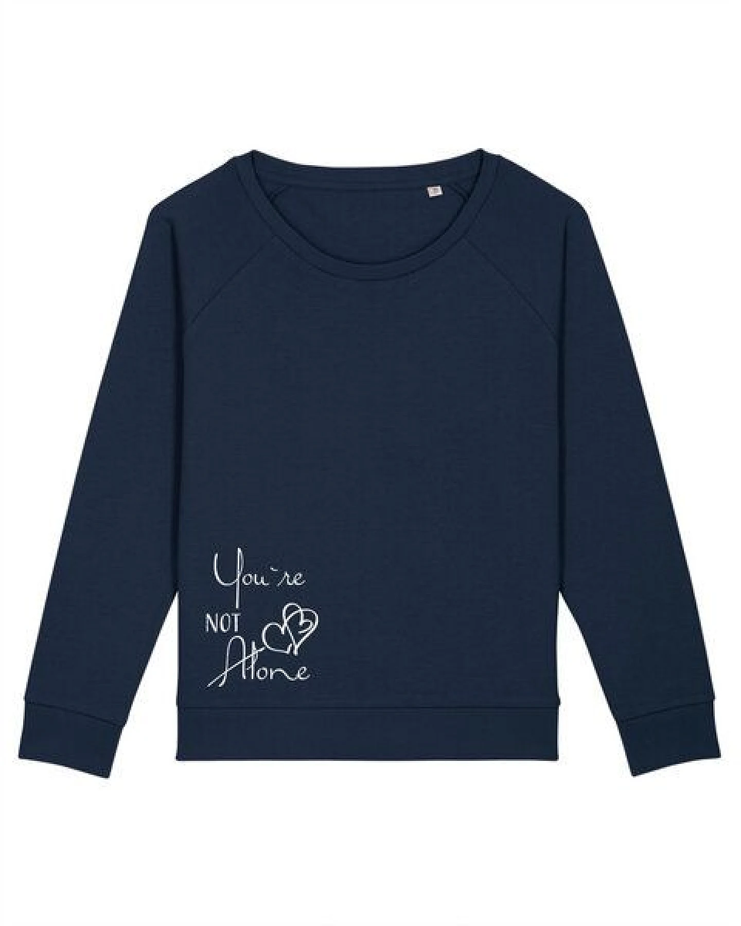 Human Family Weites Bio Damen Rundhals Sweatshirt "Dazzy - Not Alone" - in 4 Farben – Ansicht 2