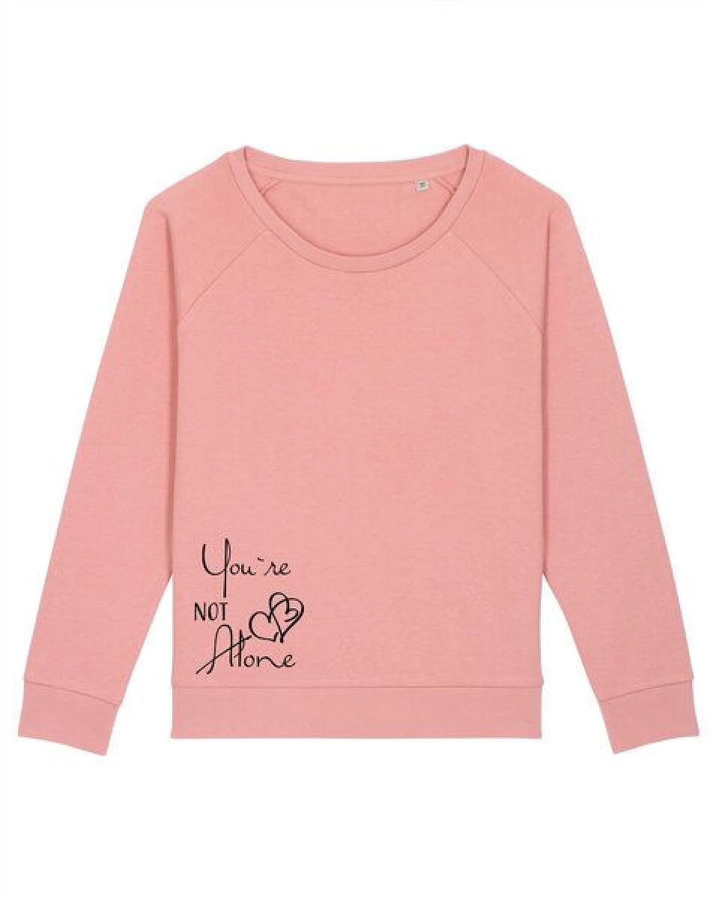 Human Family Weites Bio Damen Rundhals Sweatshirt "Dazzy - Not Alone" - in 4 Farben – Ansicht 2
