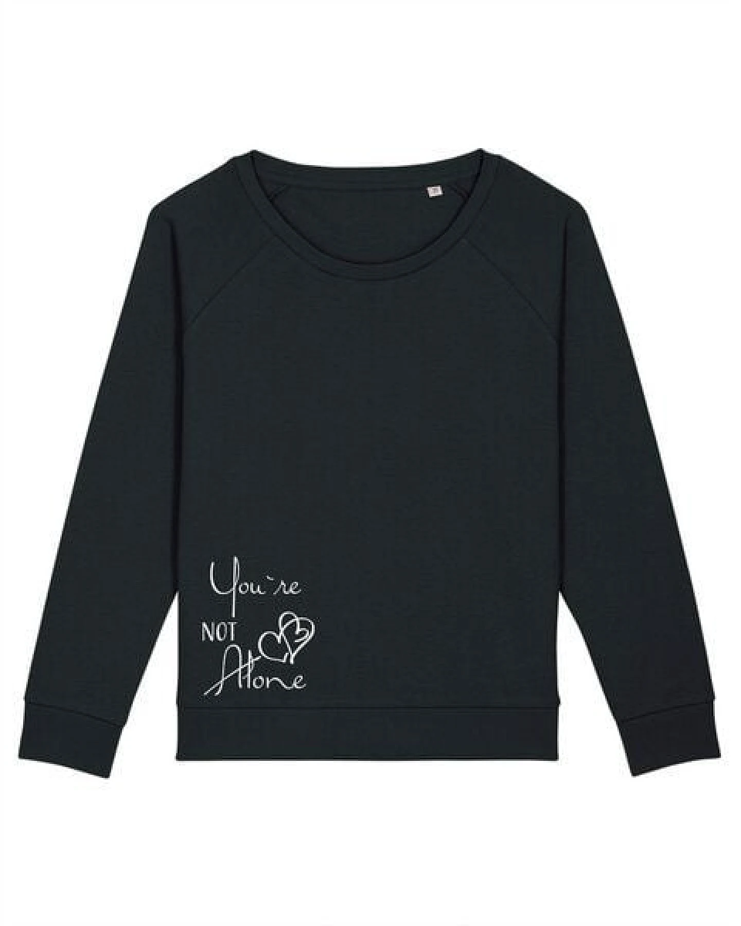 Human Family Weites Bio Damen Rundhals Sweatshirt "Dazzy - Not Alone" - in 4 Farben – Ansicht 3