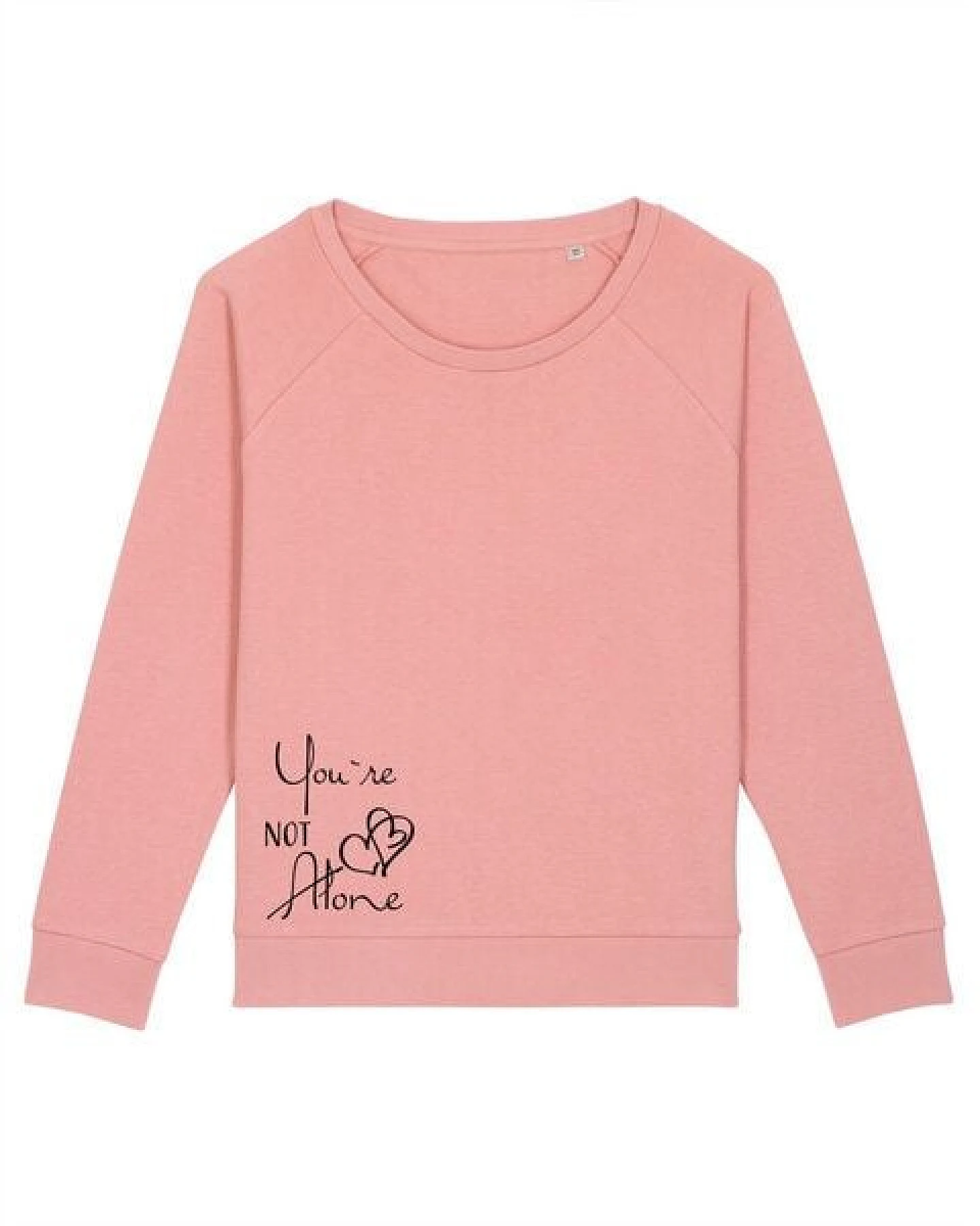 Human Family Weites Bio Damen Rundhals Sweatshirt "Dazzy - Not Alone" - in 4 Farben – Ansicht 2