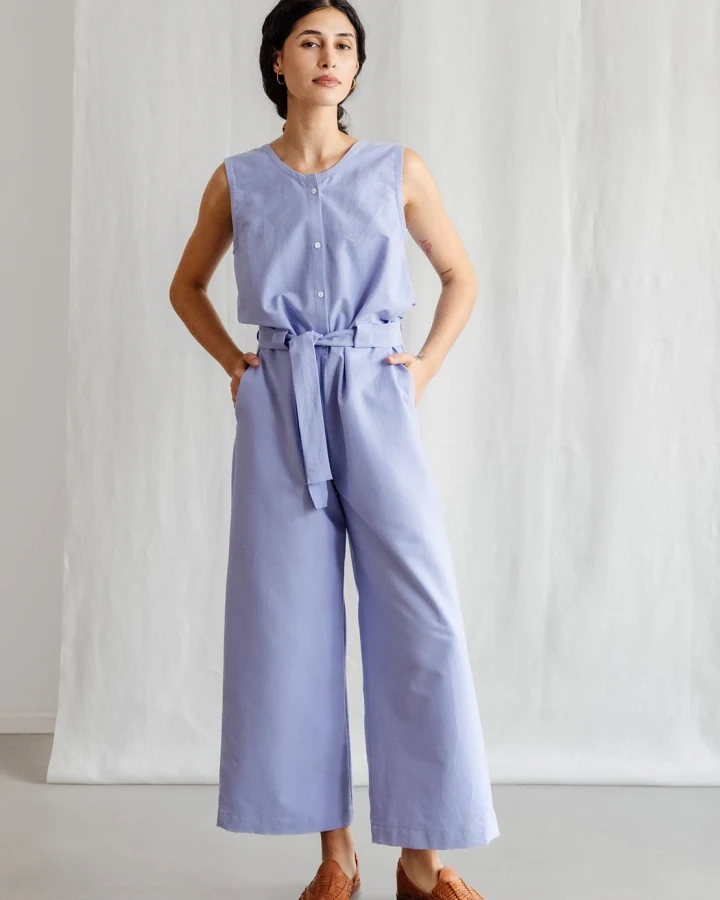Jyoti Fair Works Damen vegan Jumpsuit Daksha Lila