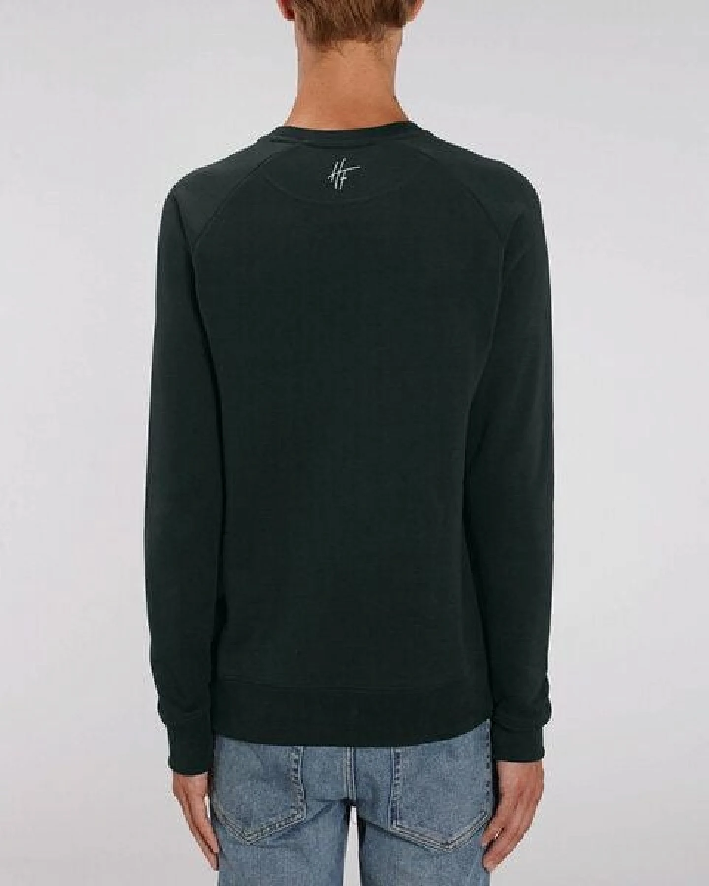 Human Family Bio Herren Rundhals-Sweatshirt "Practice - HF" in 3 Farben – Ansicht 3