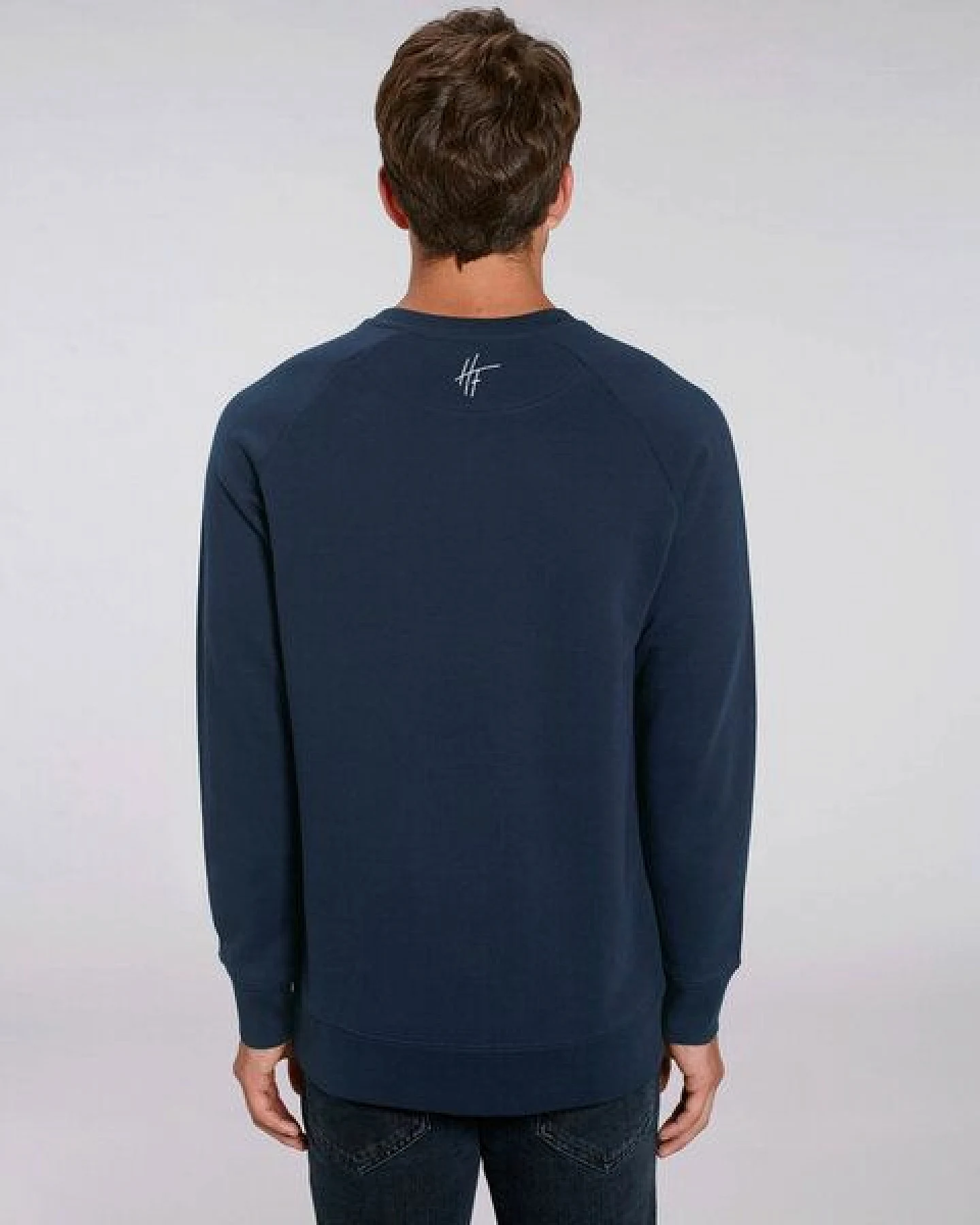 Human Family Bio Herren Rundhals-Sweatshirt "Practice - HF" in 3 Farben – Ansicht 2