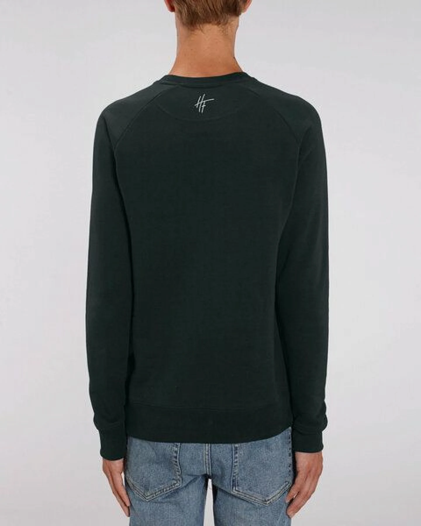 Human Family Bio Herren Rundhals-Sweatshirt "Practice - HF" in 3 Farben – Ansicht 3