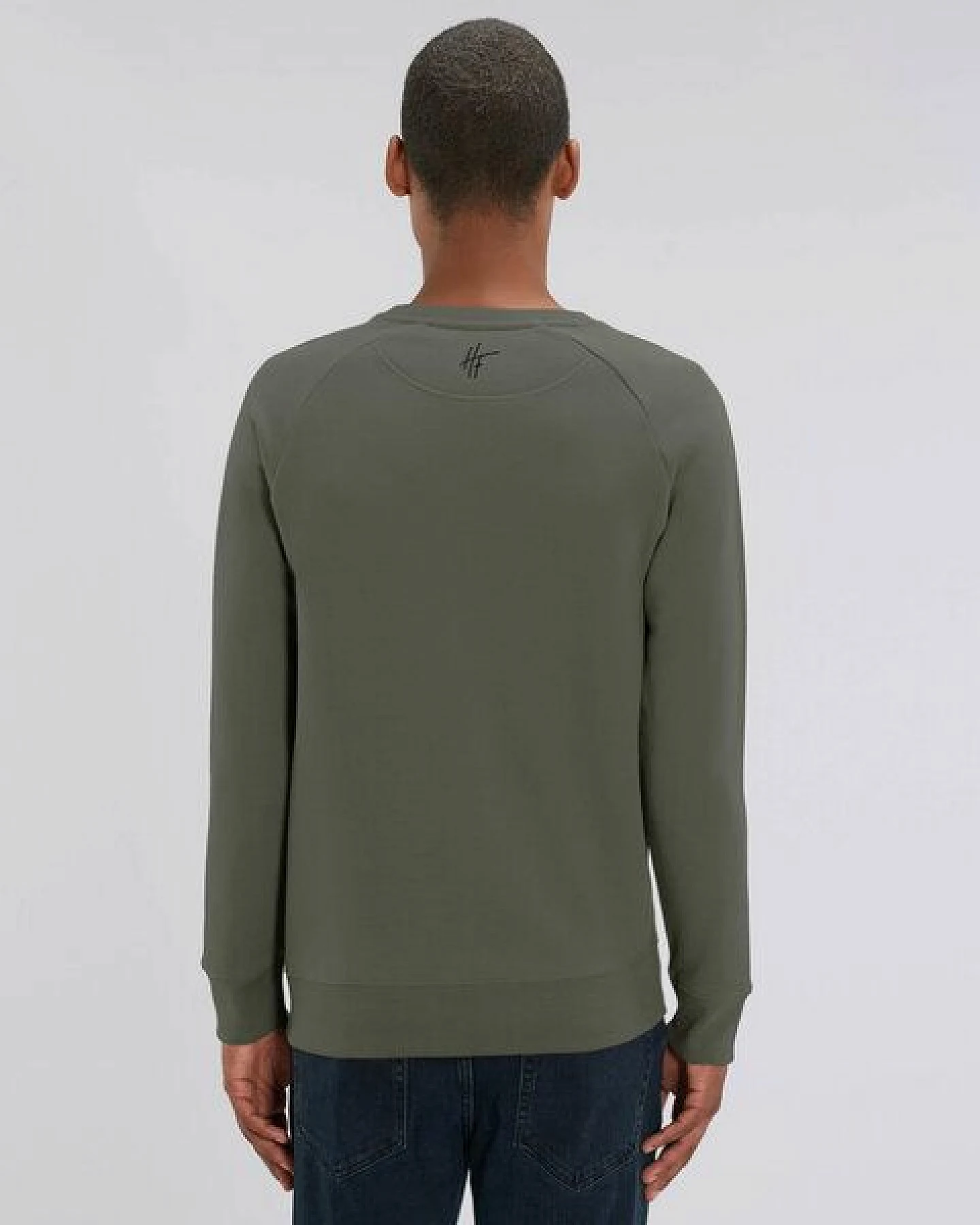 Human Family Bio Herren Rundhals-Sweatshirt "Practice - HF" in 3 Farben – Ansicht 2