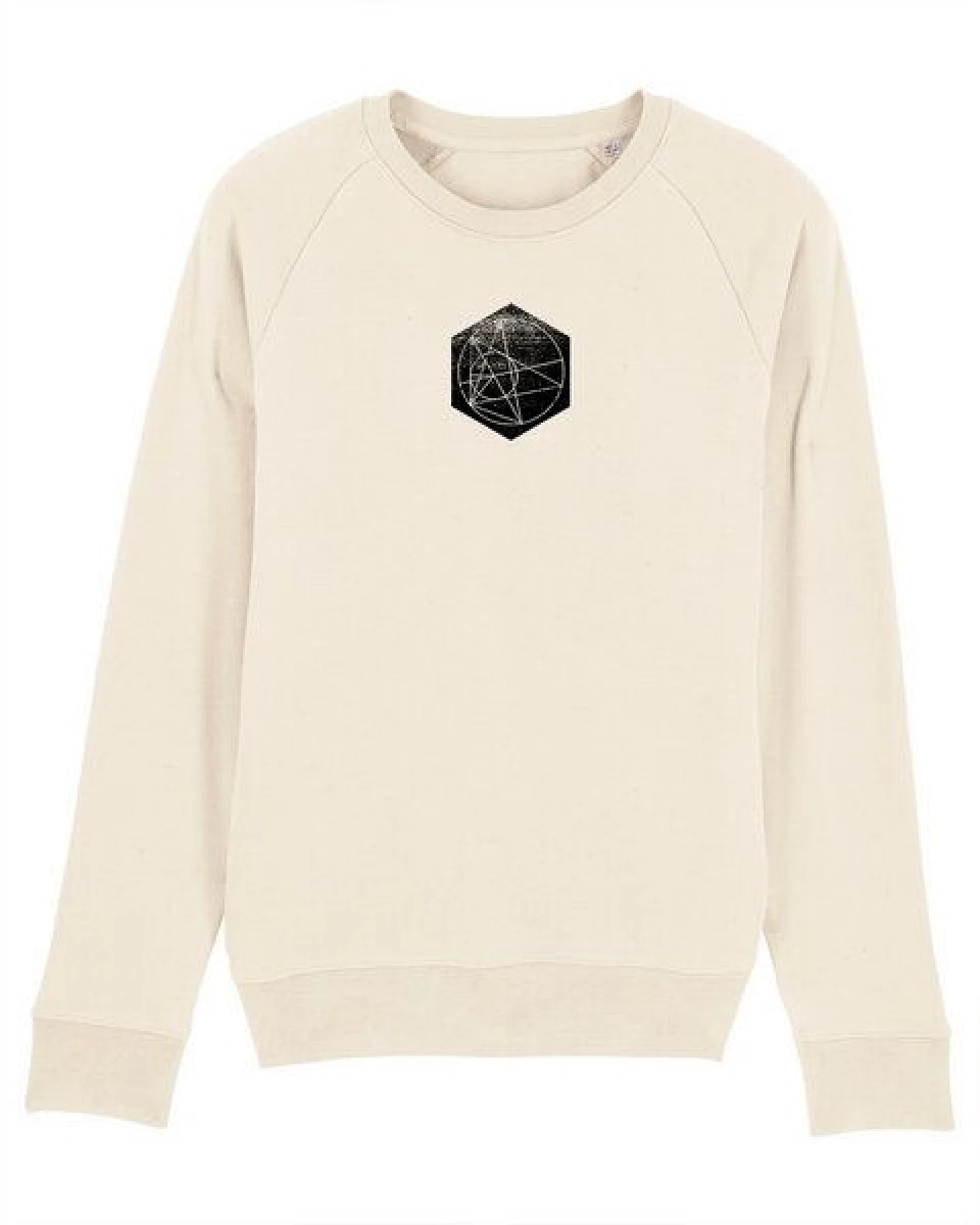 Human Family Bio Herren Rundhals-Sweatshirt "Practice - Hexagon" in 2 Farben – Ansicht 3