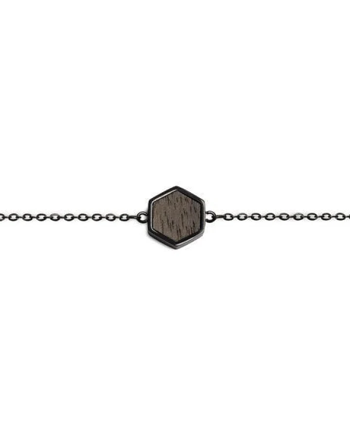 BeWooden Armbänder mit Holzdetail - Motiv Hexagon - Verschiedene Farben und Grössen