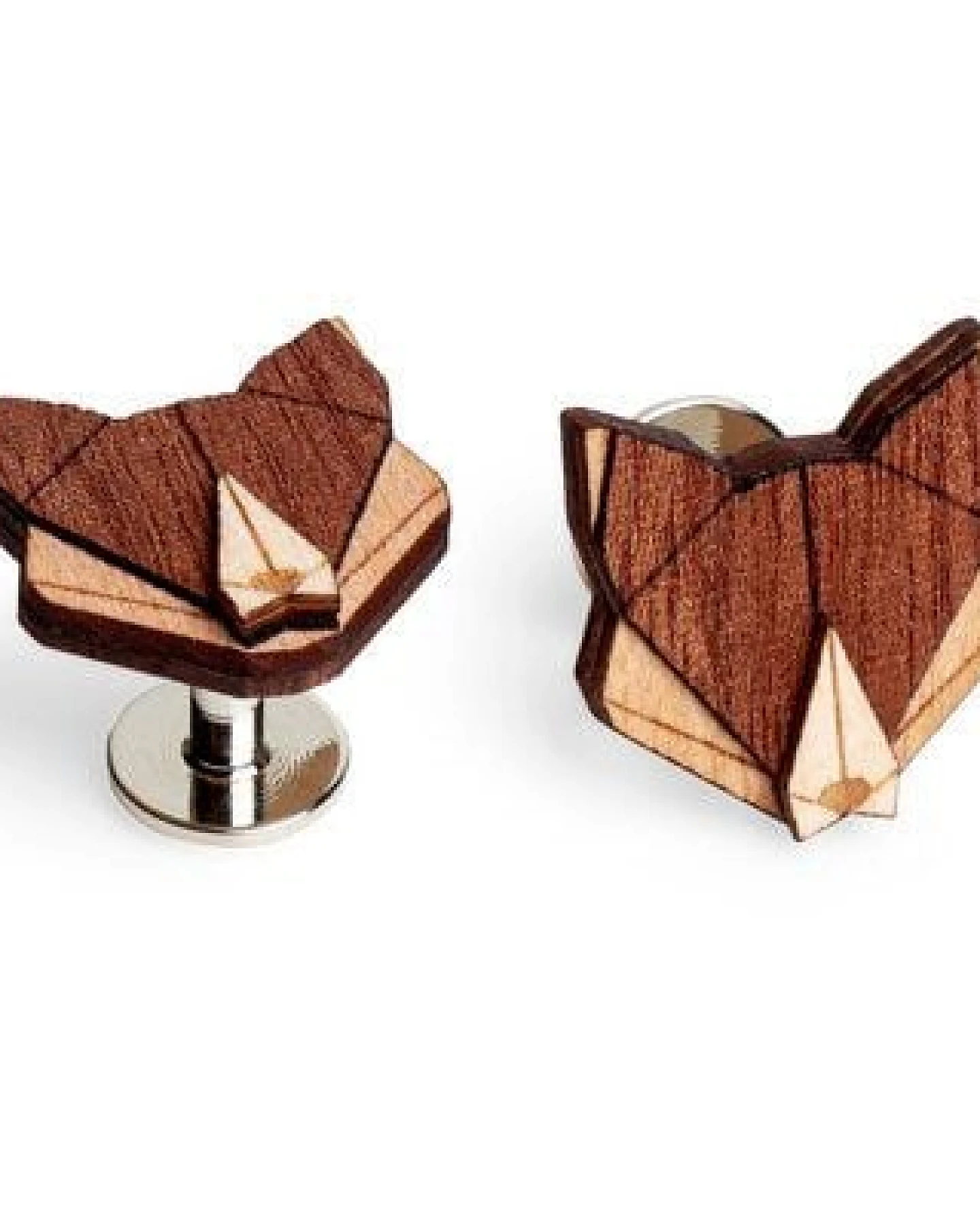 BeWooden Manschettenknöpfe "Fox Cuff" aus Holz – Ansicht 3