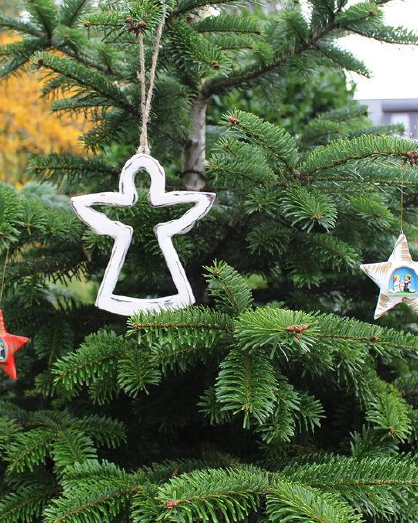 Mitienda Shop Christbaumschmuck aus Keramik, Krippenstern – Ansicht 2