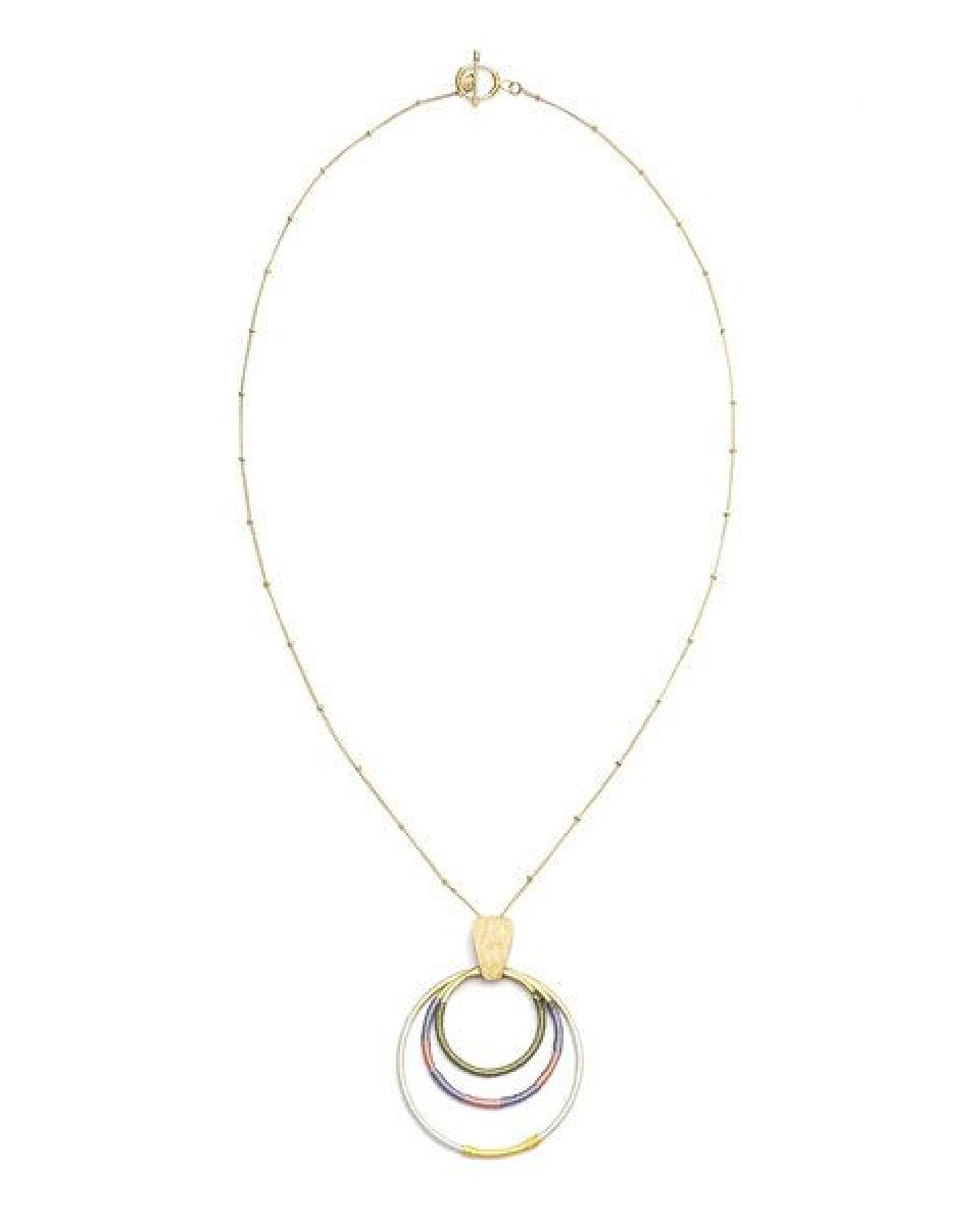 Frida Feeling Halskette Kaia, Ringe 'Dawn', gold-farben – Ansicht 2