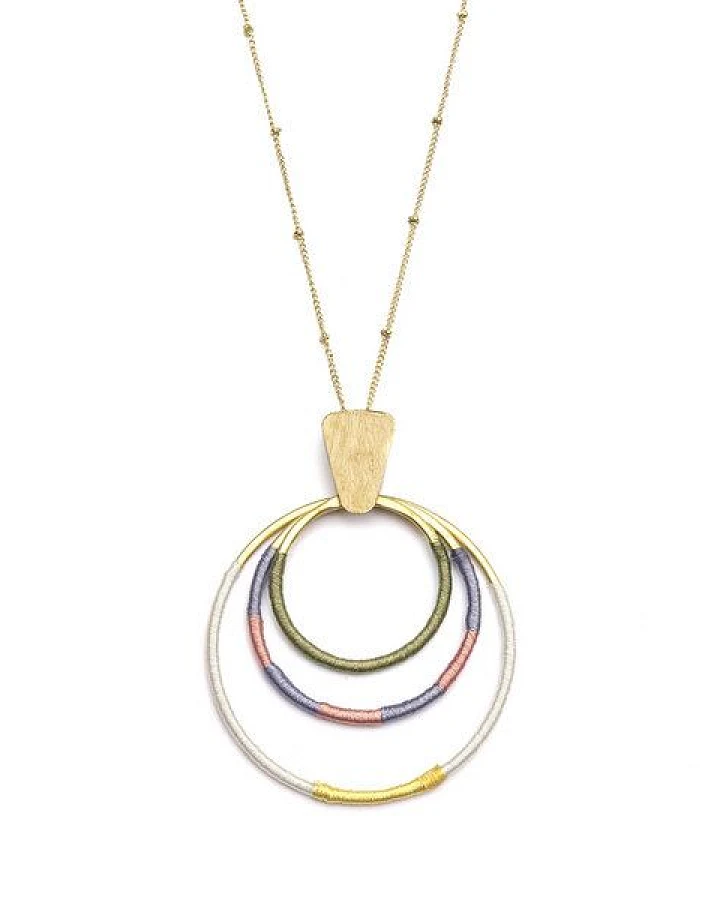 Frida Feeling Halskette Kaia, Ringe 'Dawn', gold-farben