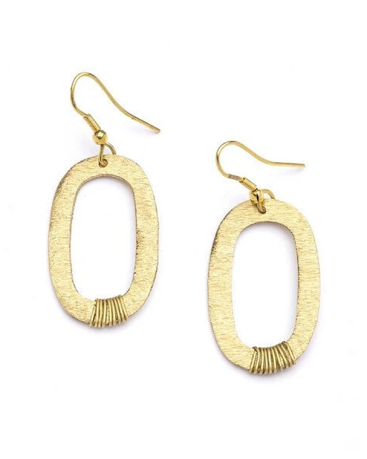 Frida Feeling Ohrringe Kaia, Ovale, gold-farben