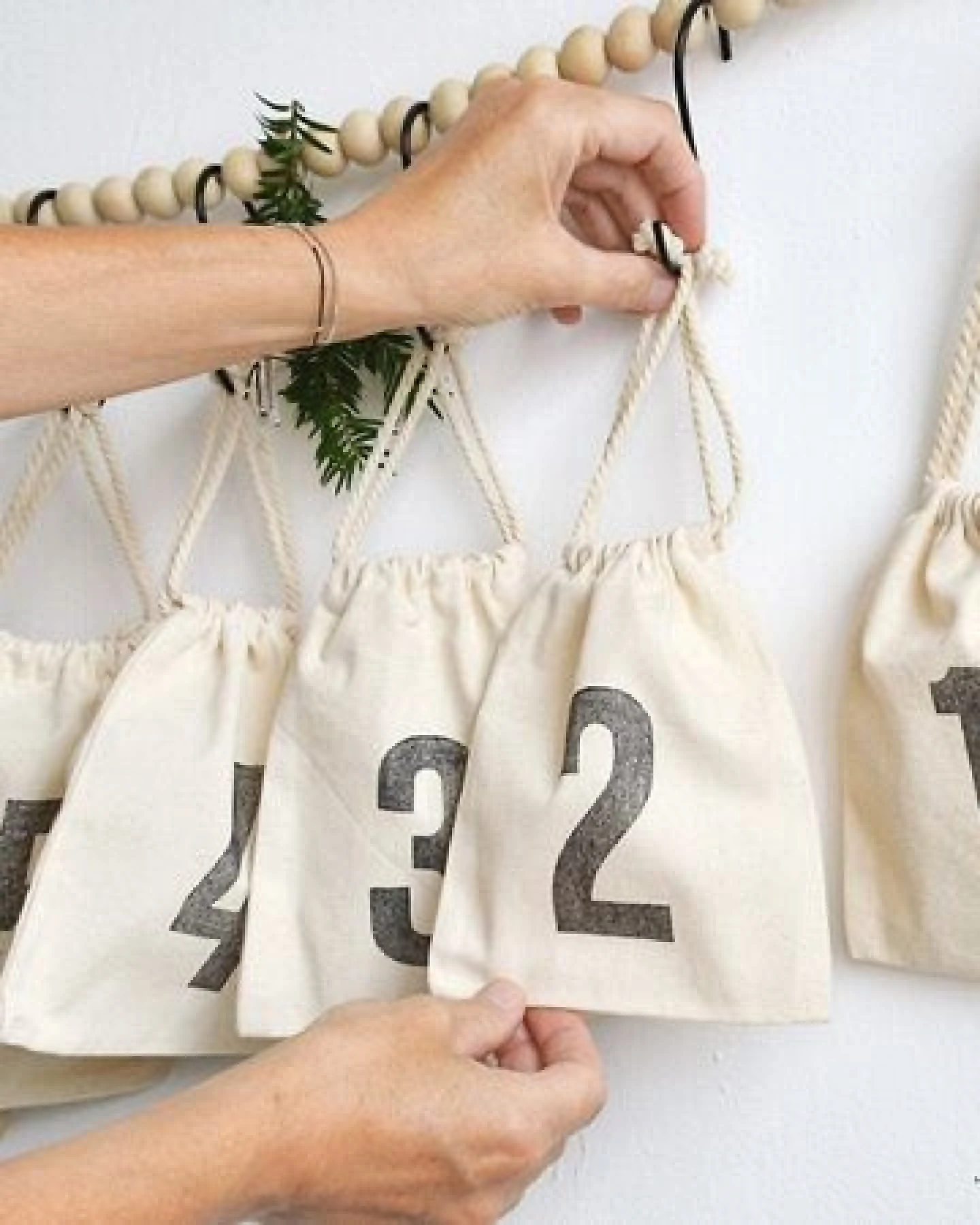 renna deluxe Adventskalender aus Bio-Baumwolle – Ansicht 4