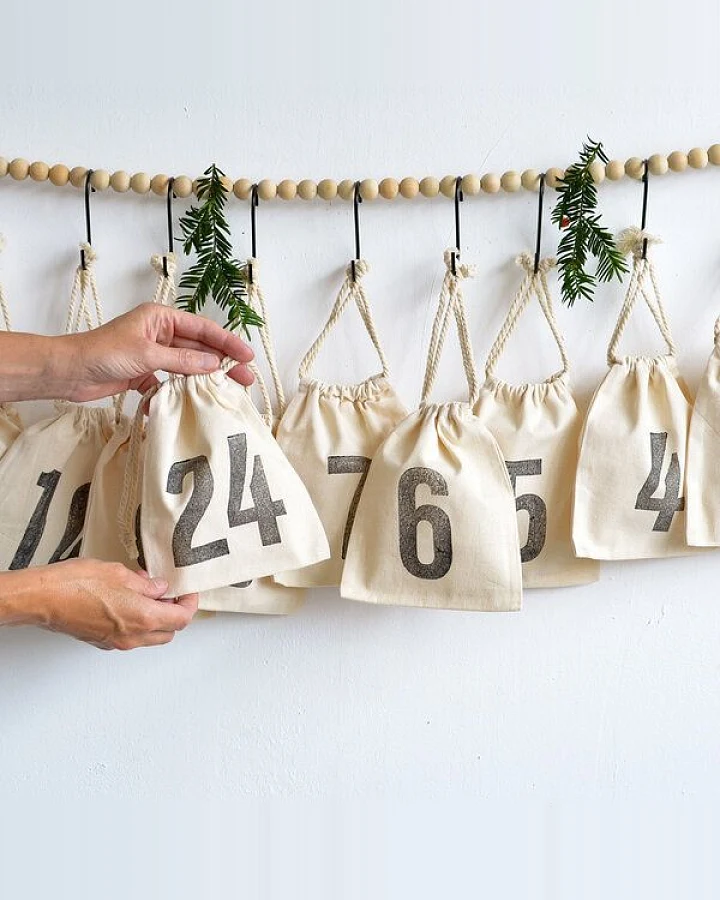 renna deluxe Adventskalender aus Bio-Baumwolle