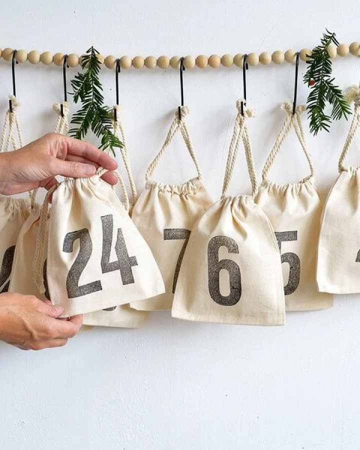 renna deluxe Adventskalender aus Bio-Baumwolle