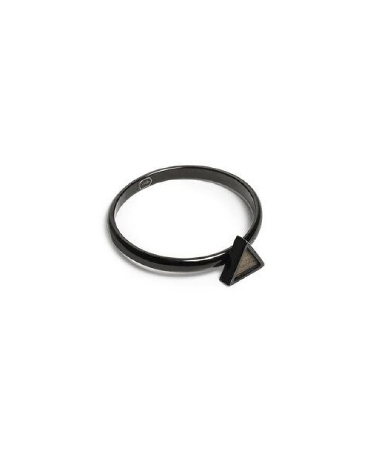 BeWooden Ring mit Holzdetails - Motiv Dreieck - Verschiedene Farbvarianten und Grössen