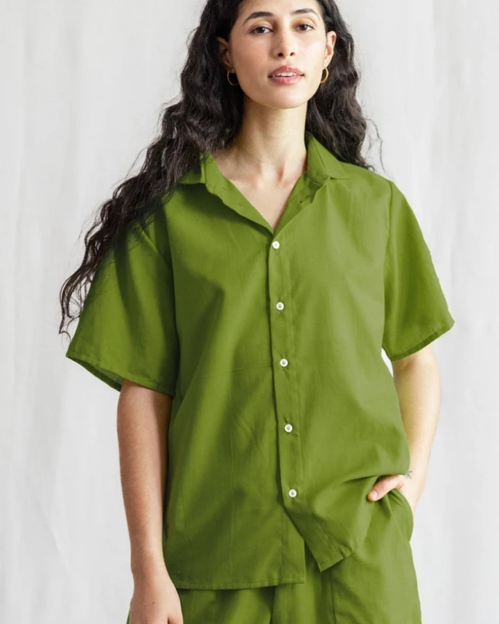 Jyoti - Fair Works Herren vegan Shirt Nehani Basil