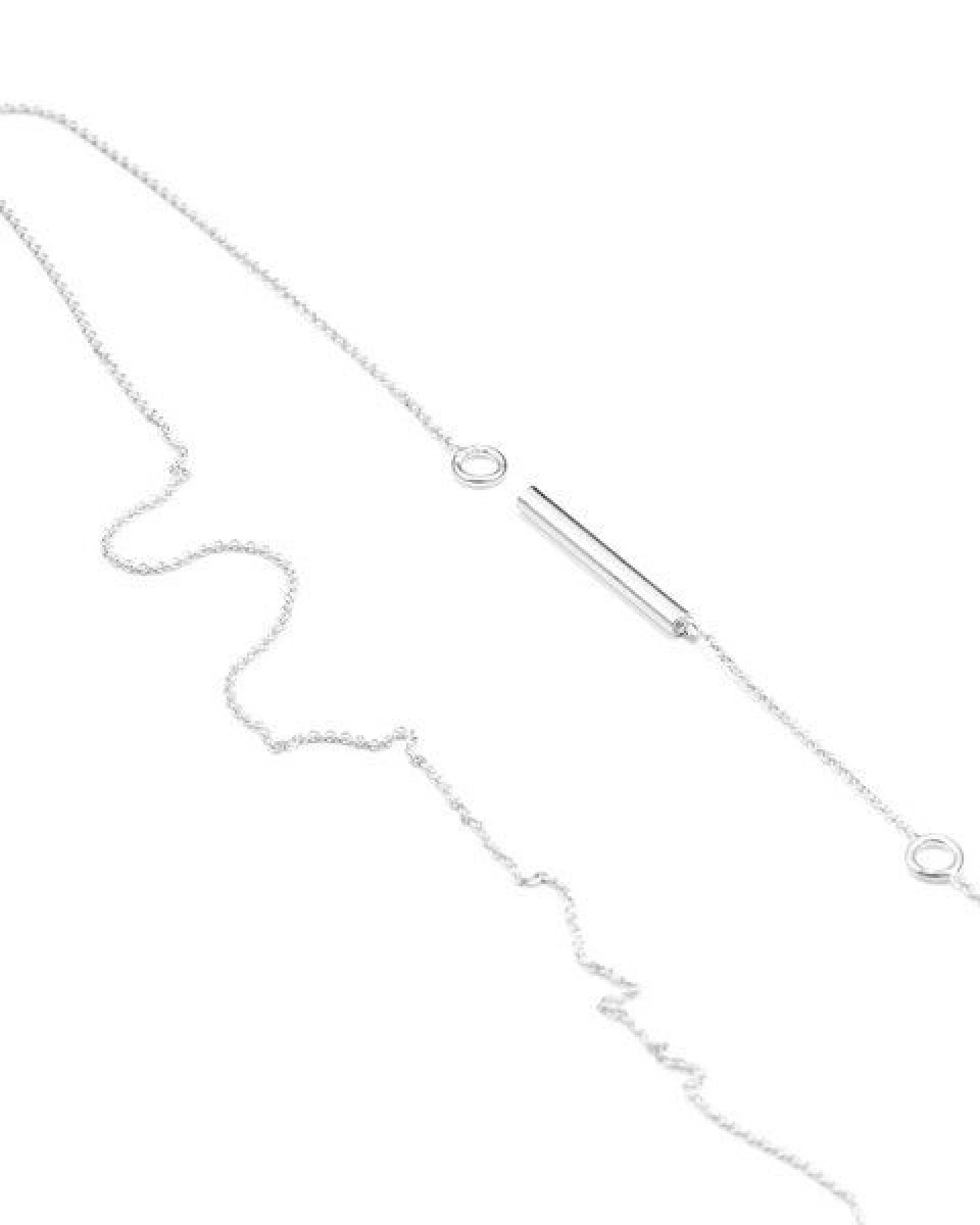 Jonathan Radetz Jewellery Kette SCORE, Silber 925, Sterlingsilber, Länge 43 cm, Handmade in Germany – Ansicht 3