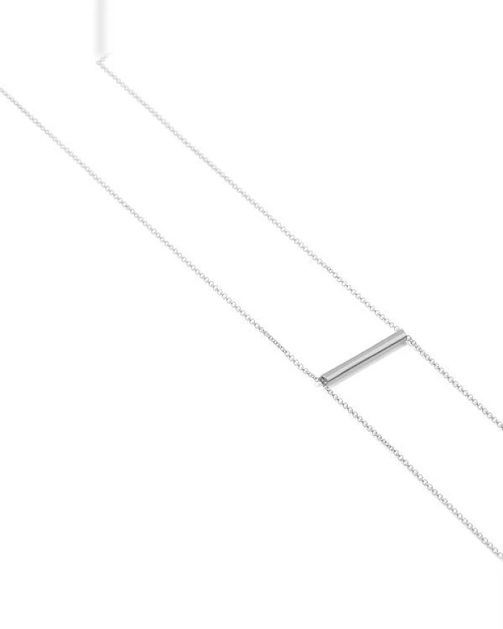 Jonathan Radetz Jewellery Kette BELONG, Silber 925, Sterlingsilber, Länge 80 cm oder 100 cm, verstellbar ohne Verschluss, Handmade in Germany