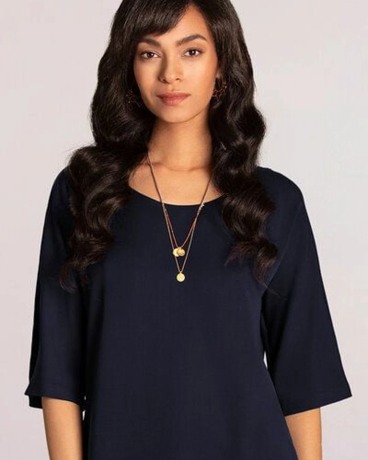 l'amour est bleu Bluse aus Tencel – Ansicht 2