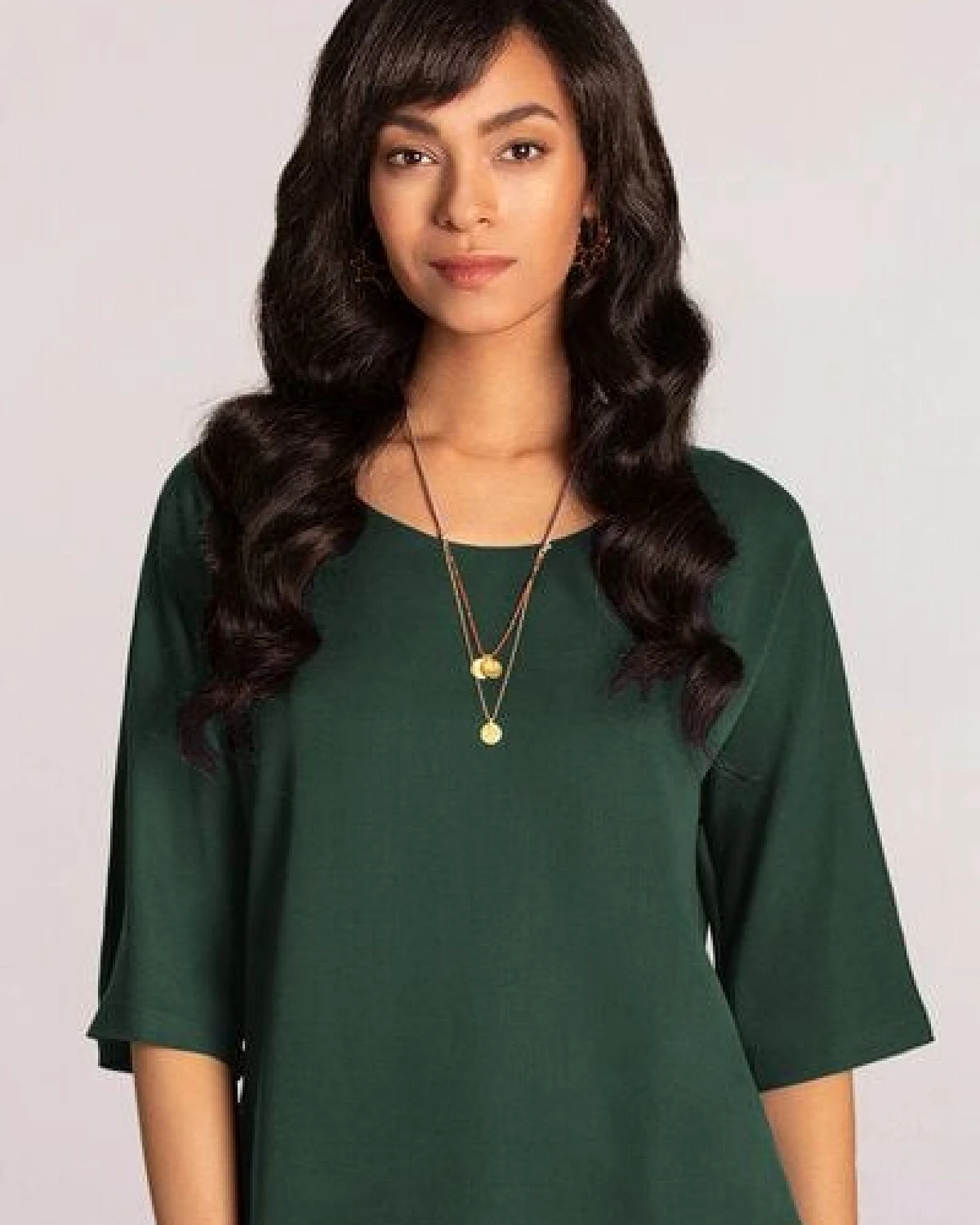 l'amour est bleu Bluse aus Tencel – Ansicht 2