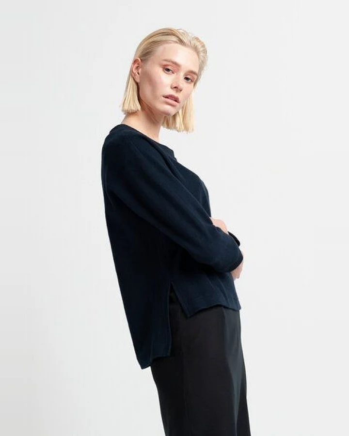 SHIPSHEIP MILEVA - Damen Pullover in Cord-Optik aus Bio-Baumwolle