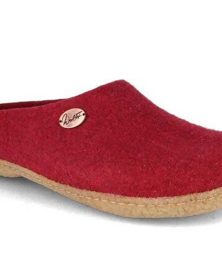 WoolFit Filzpantoffeln „Classic“ mit Naturgummisohle mit weichen Filzeinlagen