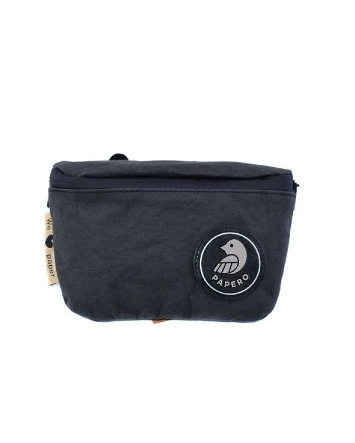 PAPERO Bauchtasche aus wasserfestem Kraftpapier. Vegan, robust & minimalistisch – ideal für Damen & Herren. Stylisch unterwegs mit Squirrel Deltabag