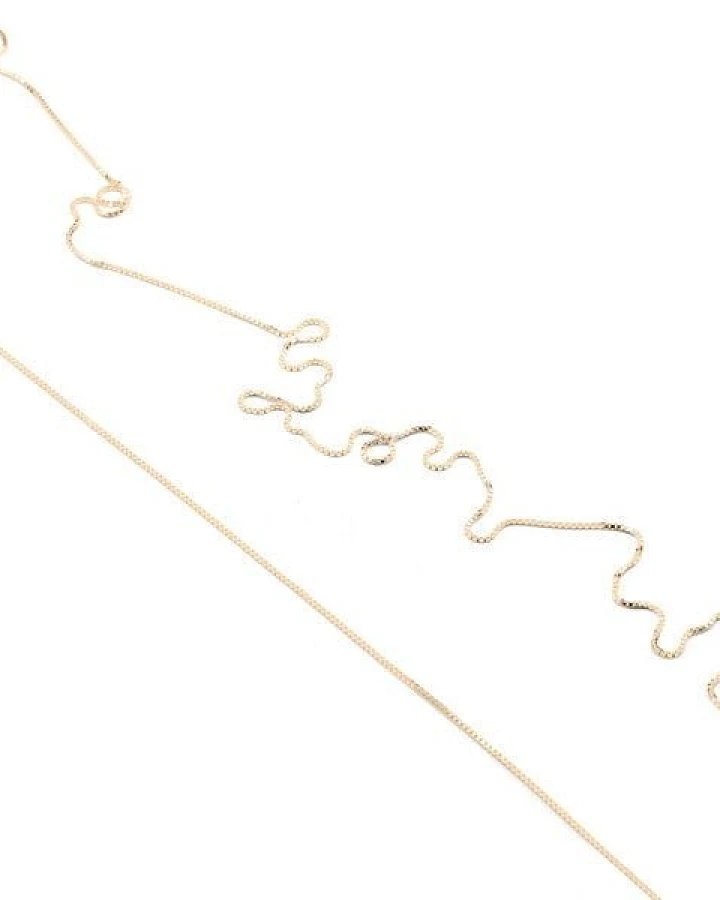 Jonathan Radetz Jewellery Kette Endless, fine(01), raw(02), Snake(03), endlos ohne Verschluss, 120 cm, Gold 585, 14 Karat, Made in Germany